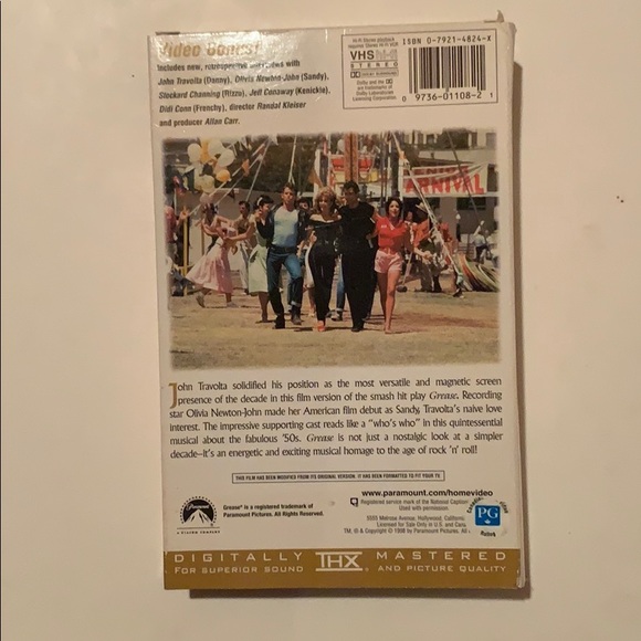 Collectors 20th anniversary Grease VHS - Picture 2 of 4